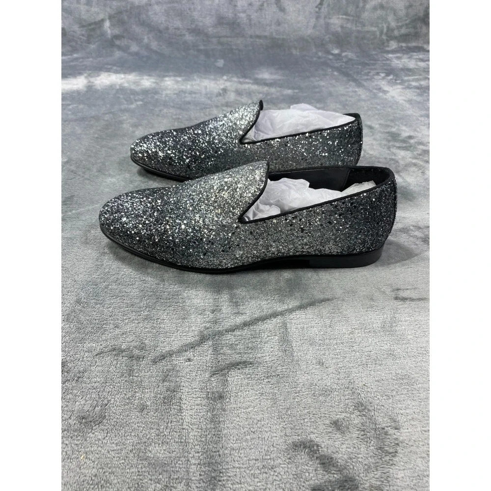Aldo‎ Men's Shoe US 10 Glitter Slip On Loafer Tuxedo Sparkling Dress Formal EUC